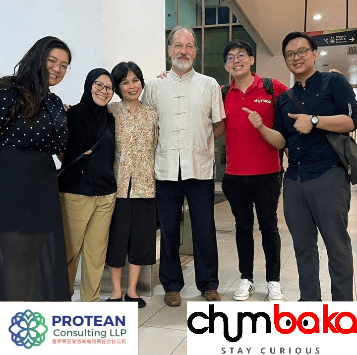 Combined Chumbaka Asia and Protean Consulting teams in Kota Kinabalu.