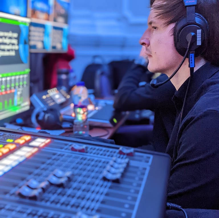 vMix operators and crew