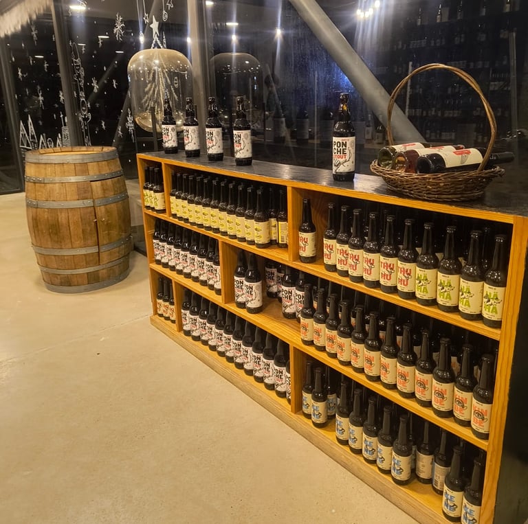 Mostrador de cervezas artesanales