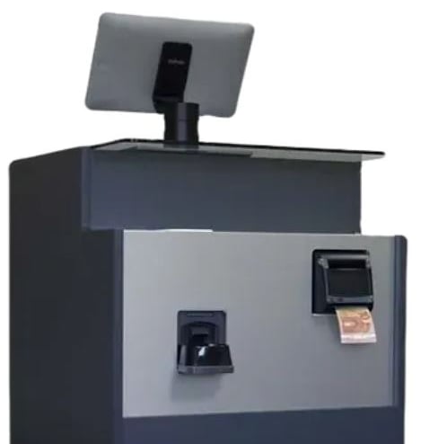 Monnayeur automatique 5R avec écran pour encaissement rapide et sécurisé
