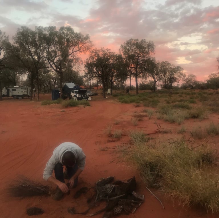 Dónde dormir en kings canyon, australia