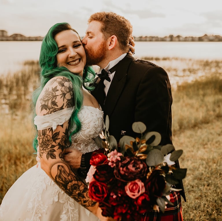 Lakefront couple