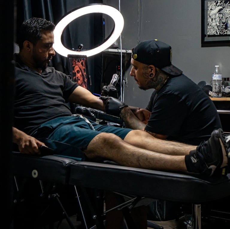 Tattoo artist in Garland TX specializing in realism tattoos