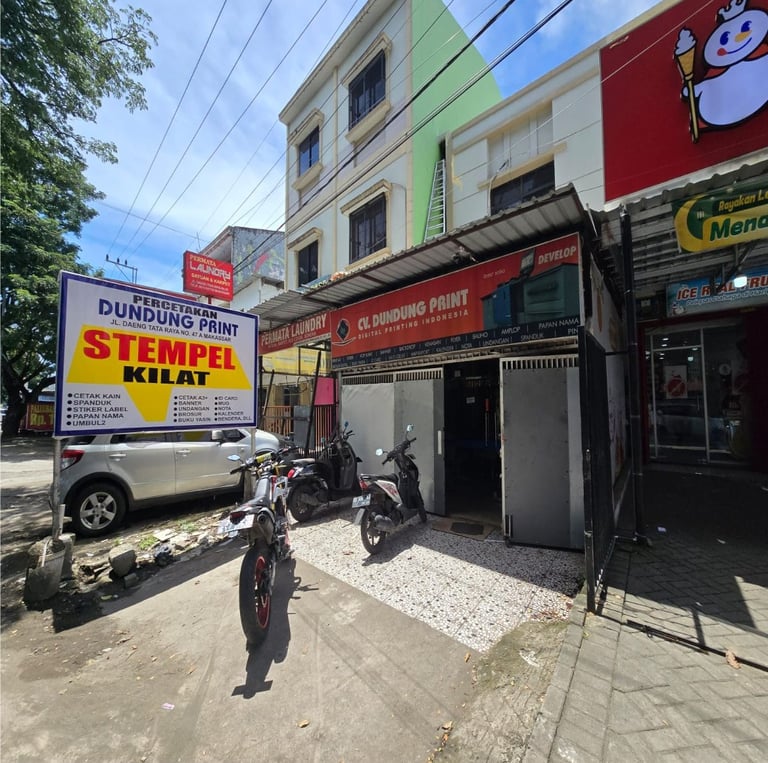 Lokasi Kantor Cetak buku Yasin Cv. Dundung Print Makassar