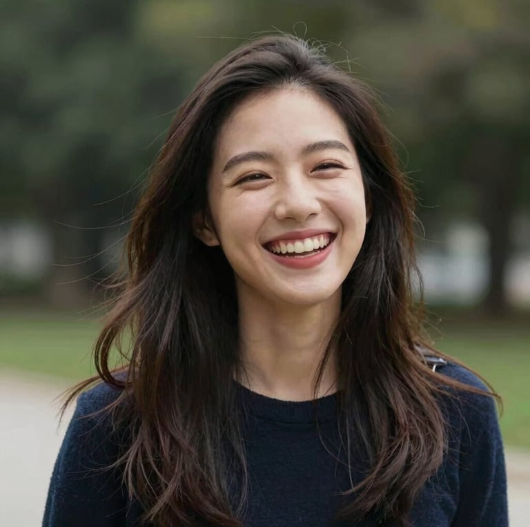 A serene morning scene with a person practicing yoga outdoors surrounded by nature.