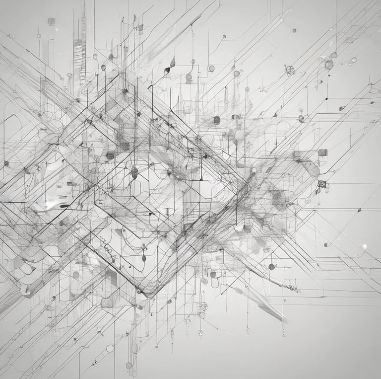 A softly lit workspace with natural wood textures, rounded furniture edges, and gentle sunlight filtering through a paper shoji screen.