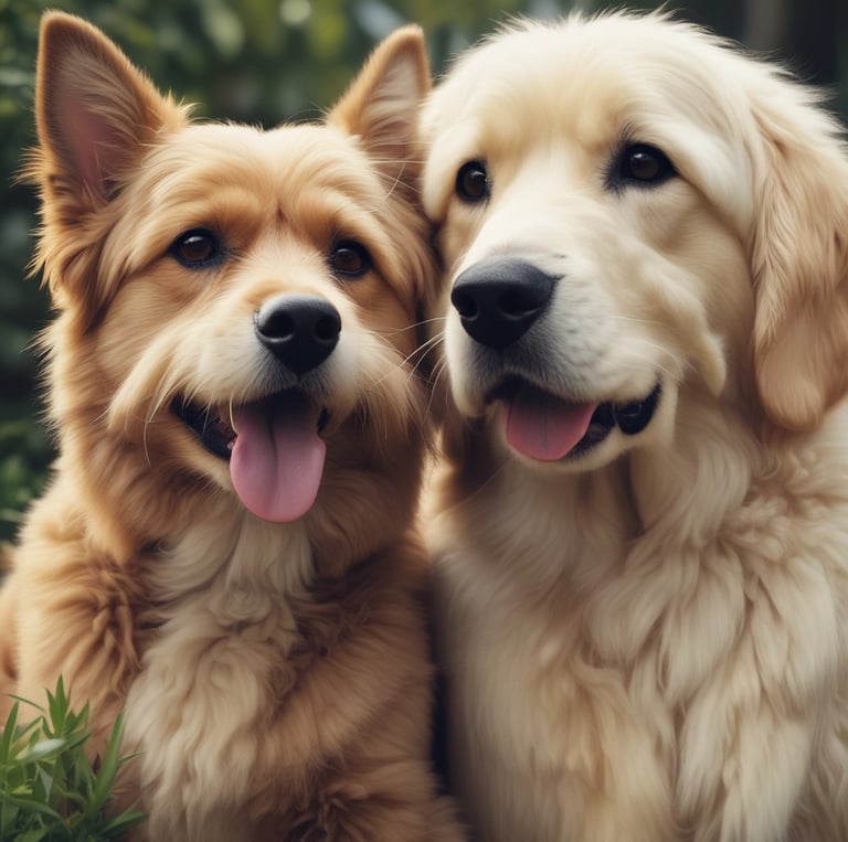 A cozy reading nook with a stack of colorful ebooks about pet care and animal well-being.