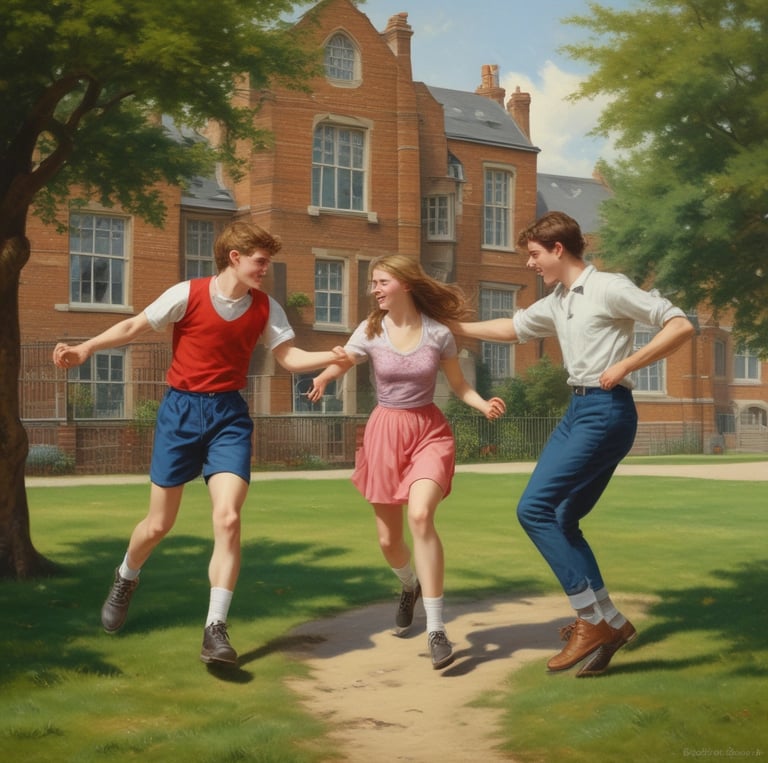 A warm classroom scene with Dragan Radovančević engaging students in a language lesson.