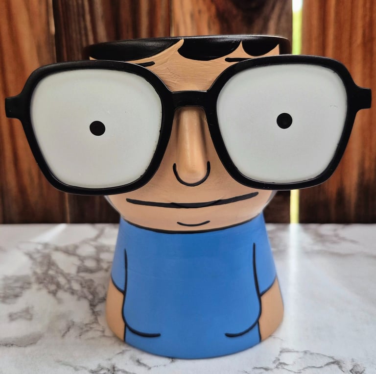 Tina Belcher Hand-painted Ceramic Planter