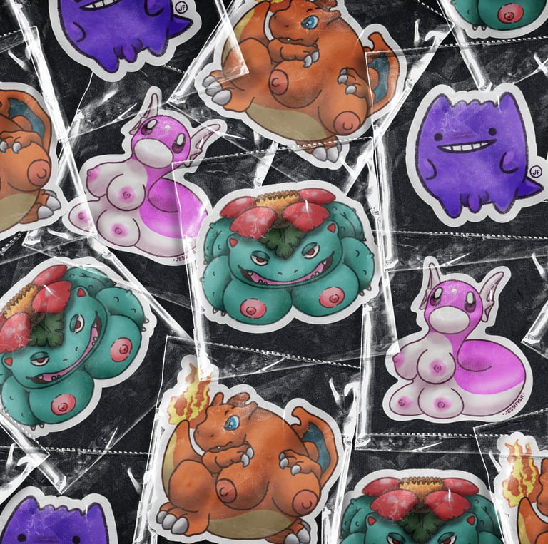 Mockup Stickers Puchamon