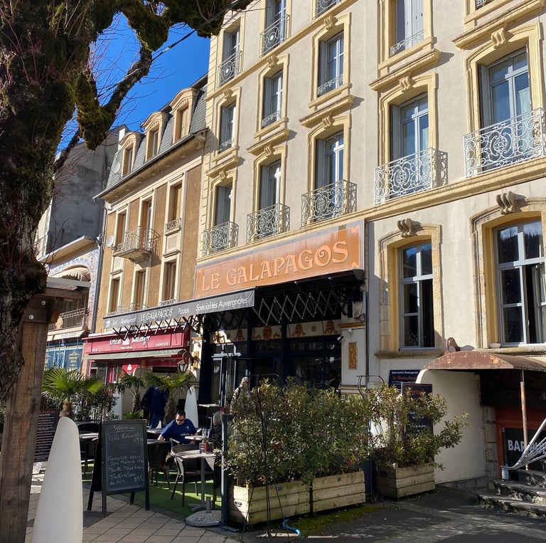 restaurant le galapagos à la bourboule en auvergne