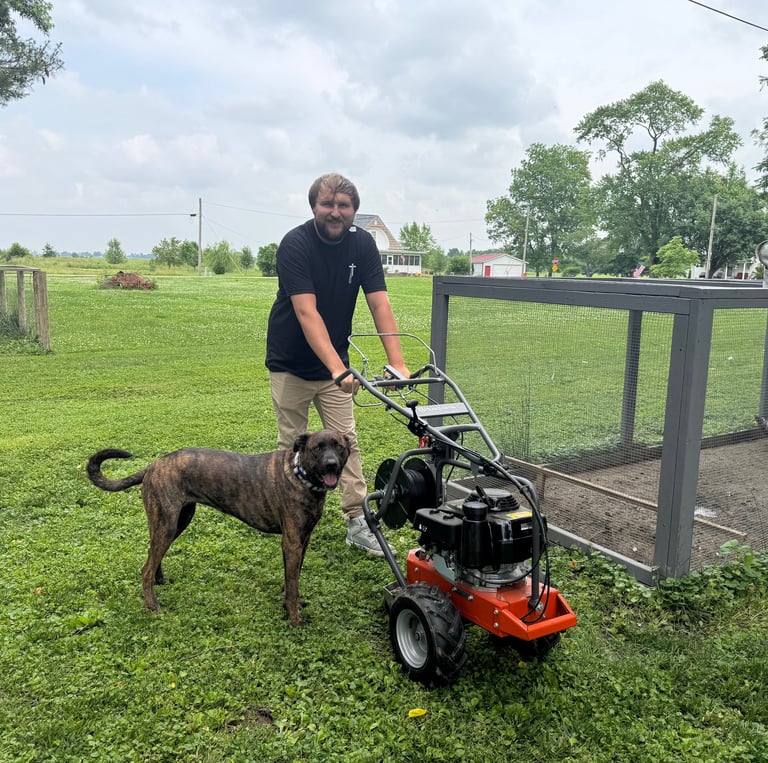 Pet fence installation in Central Illinois