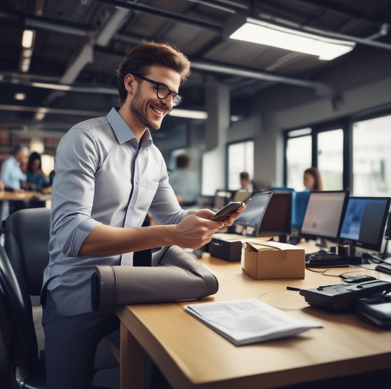 woman in black sweater holding white and black vr goggles