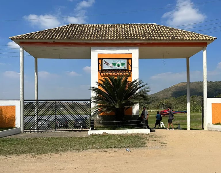 entrada do clube