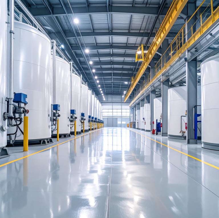 Over 50 years of experience in industrial chemical manufacturing since 1972