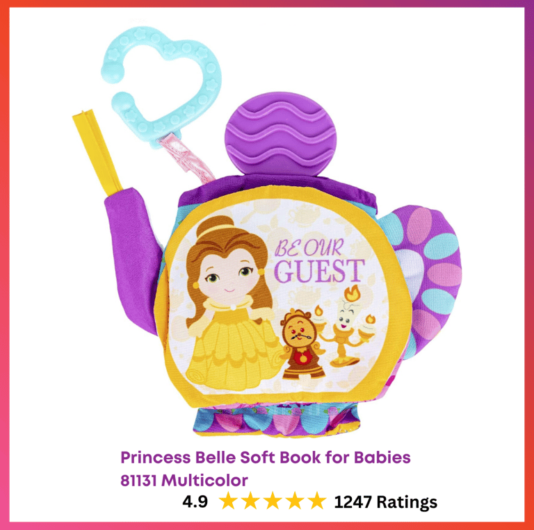 Princess Belle Soft Book for Babies