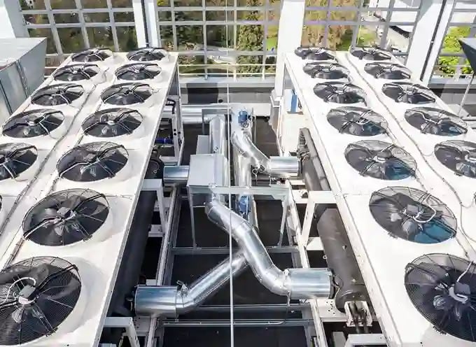 Reparación de unidades industriales de Aire Acondicionado.