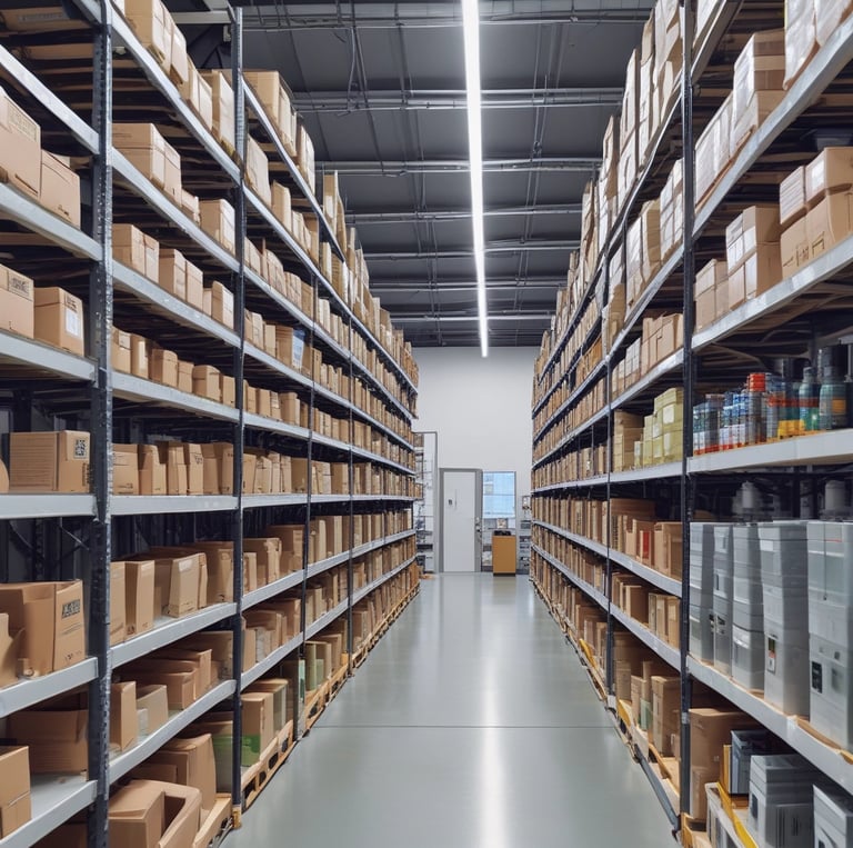 a store with shelves and shelves filled with books