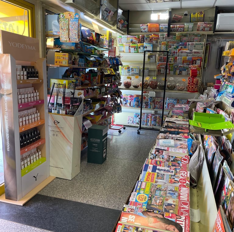 Panoramica prodotti Edicola Tabaccheria Donzelli Gabry Certaldo