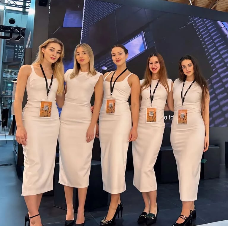 Event staff for an event in Dubai