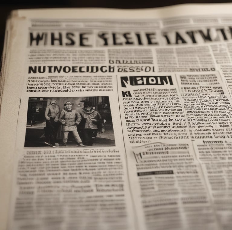 Photo of the Gambero Rosso logo alongside a newspaper clipping featuring their detailed review.