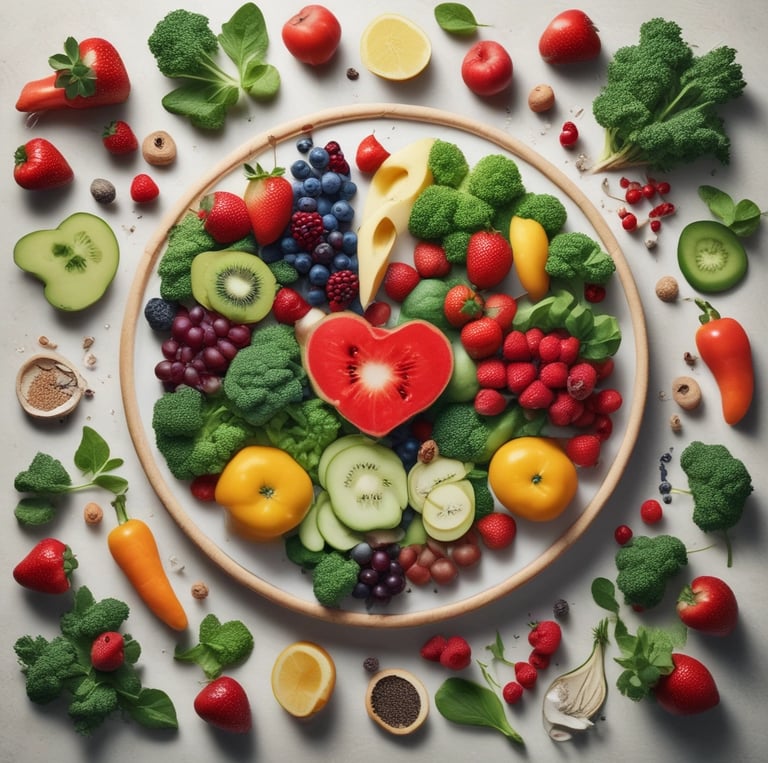 A serene nature scene representing health and wellness.