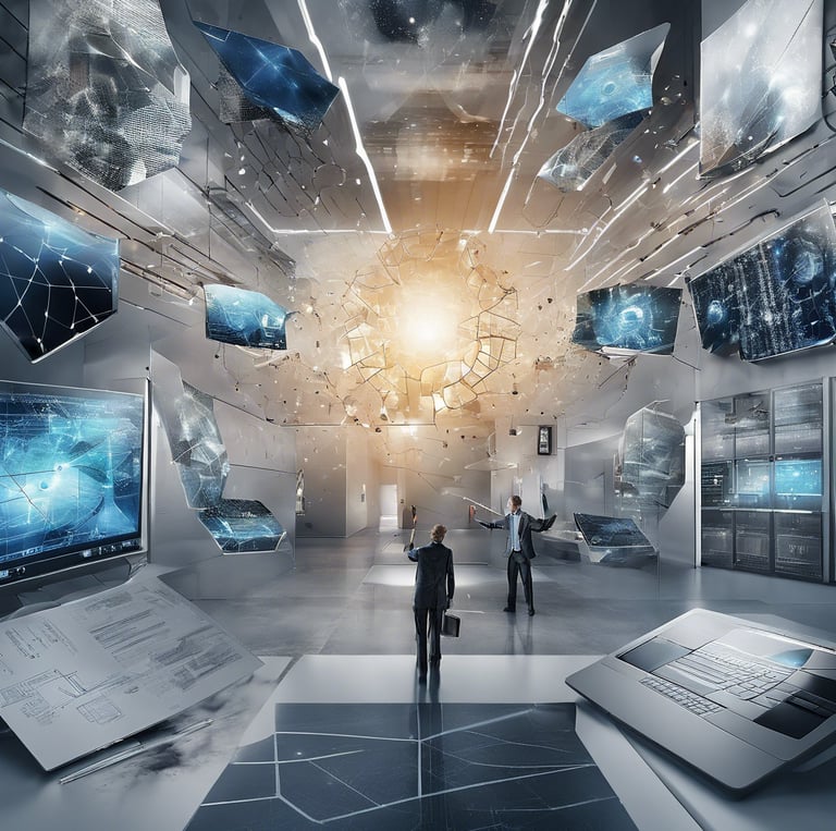 A tablet screen displaying a Ticketmaster confirmation page for a concert ticket purchase. The upper section features a blue banner with white text saying 'You're in! Here's what you ordered.' Below is a collage of colored images showing different portraits of a woman in varying styles and is associated with a concert tour. The event details below mention a tour, location, and time.