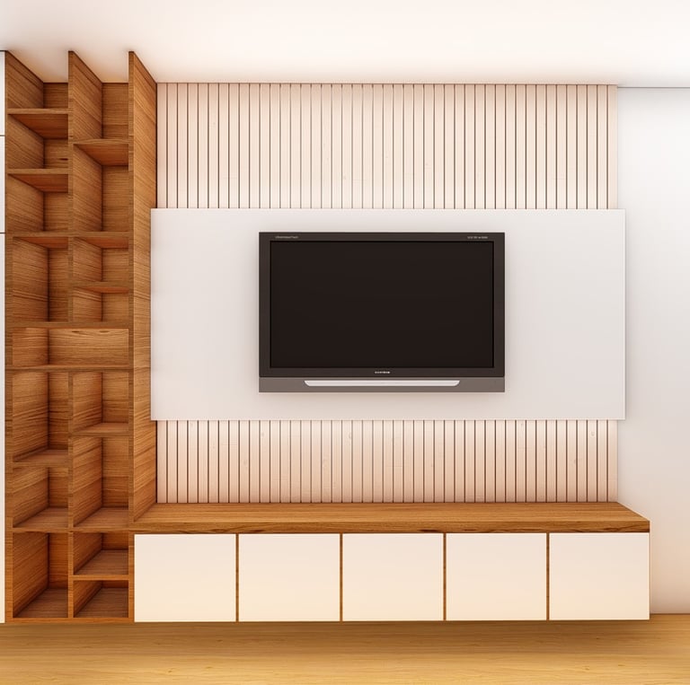 interior design tv wall london