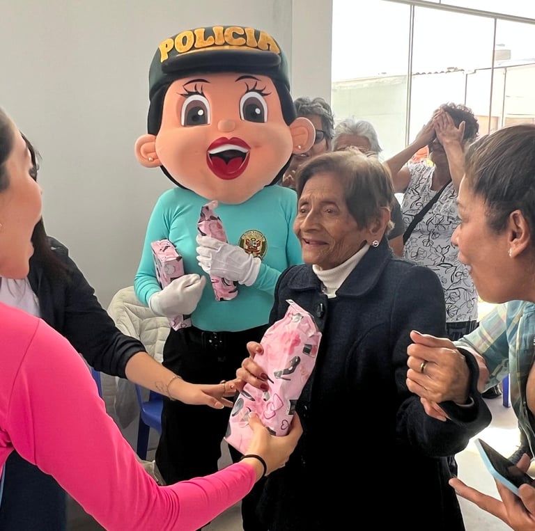 a woman in a pink shirt is holding a pink bag