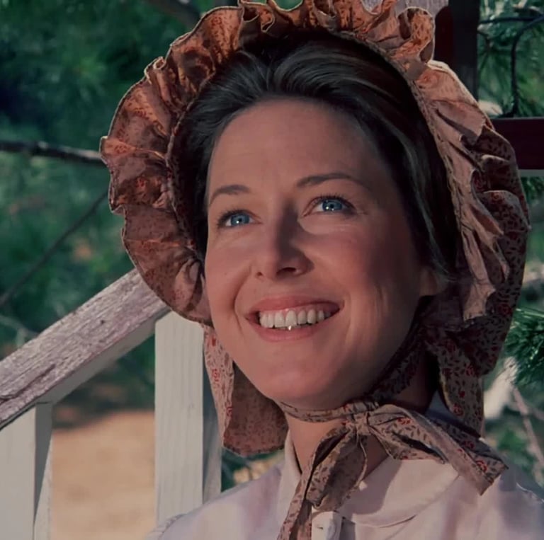 Karen Grassle as Caroline Ingalls in Little House on the Prairie