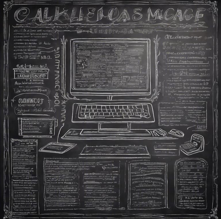 a chalkboard menu board with a chalkboard menu