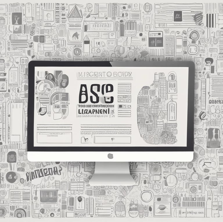 A vibrant graphic showcasing 2D and 3D animations.