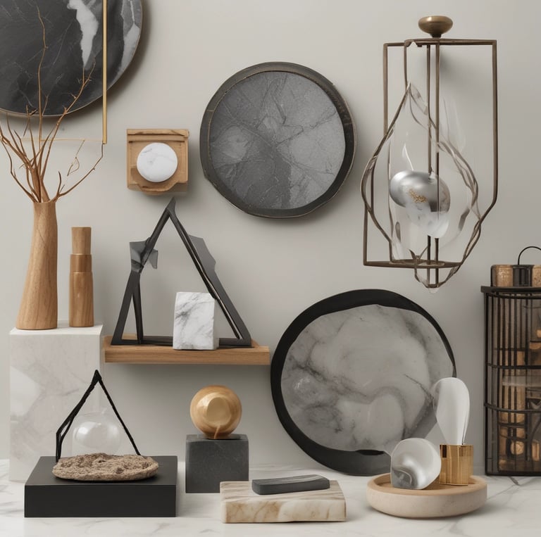 assorted wall decors