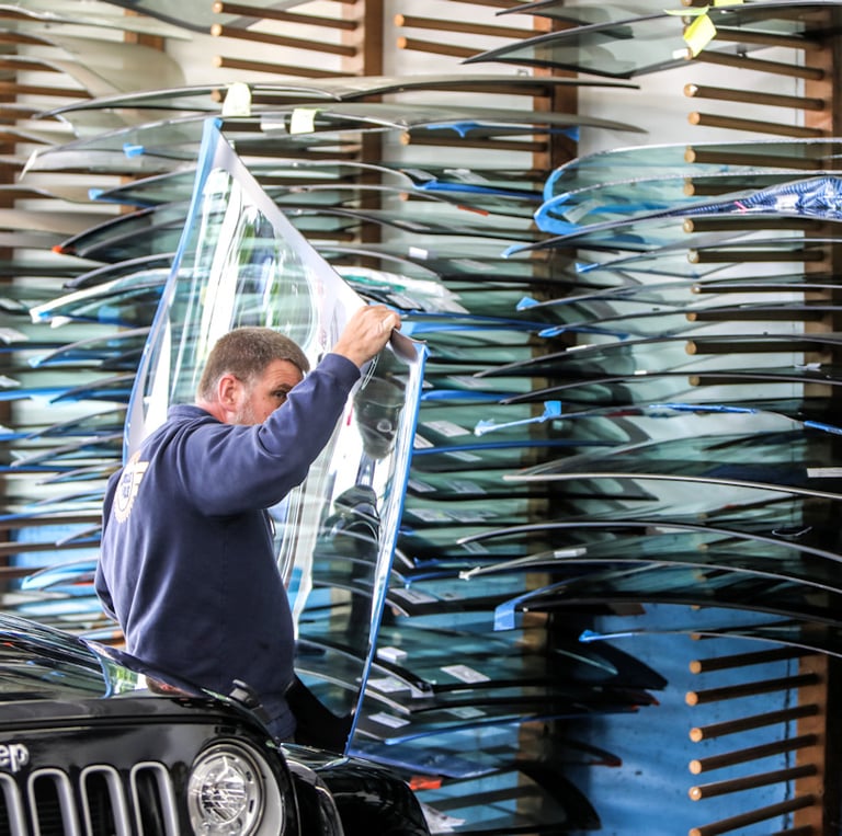 Certified auto glass technicians