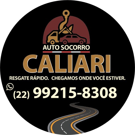 Logo da Auto Socorro Caliari - serviços de guincho e reboque na Região dos Lagos