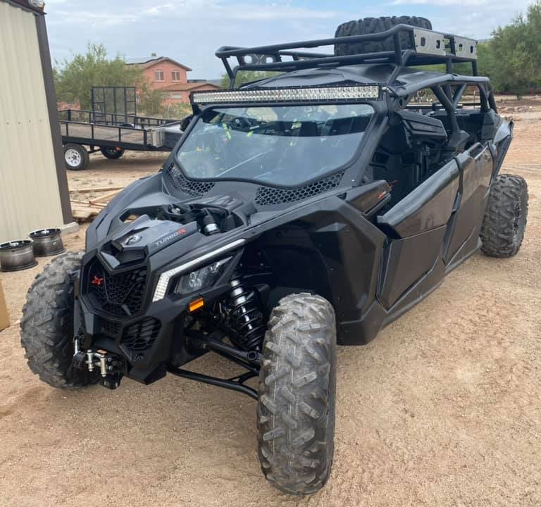 CanAm in for repairs at Casualty Powersports
