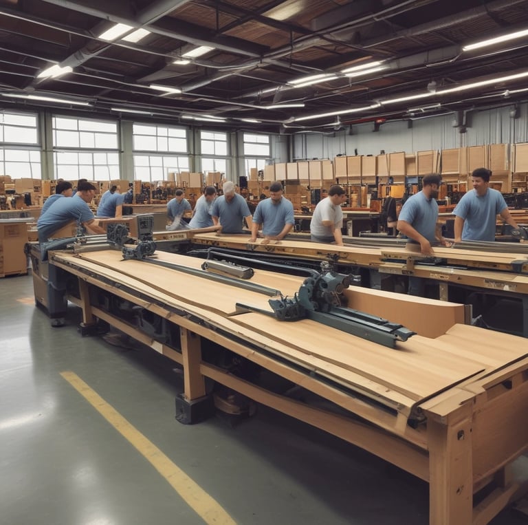 Stacked brown cardboard boxes with the text 'GRUPOSERIPAFER PACKAGING SOSTENIBLE' printed in white.