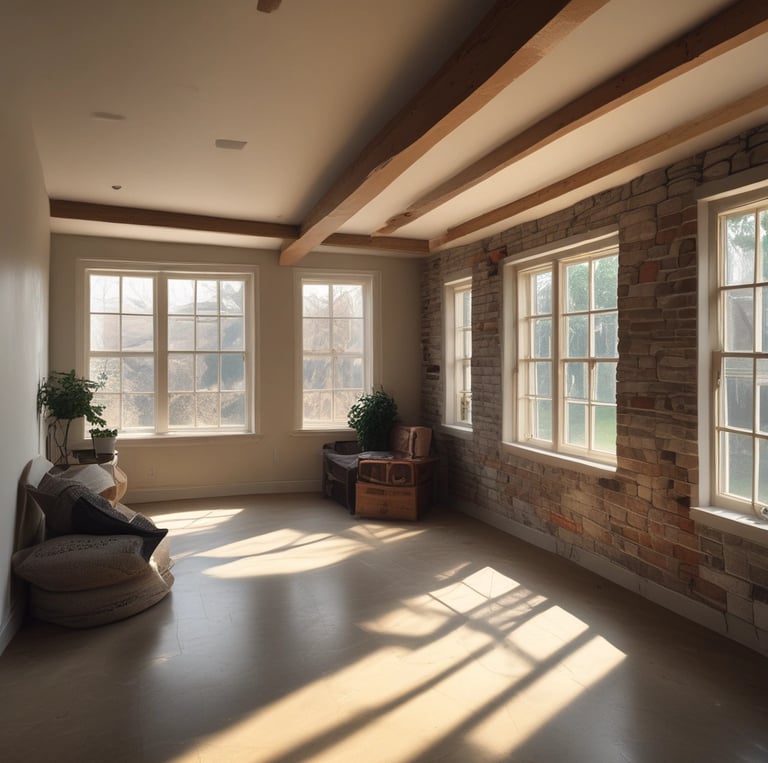 A construction site featuring several concrete pillars protruding from a muddy, water-filled pit. The surrounding area is marked by piles of dirt and rough terrain, with some greenery visible in the background.