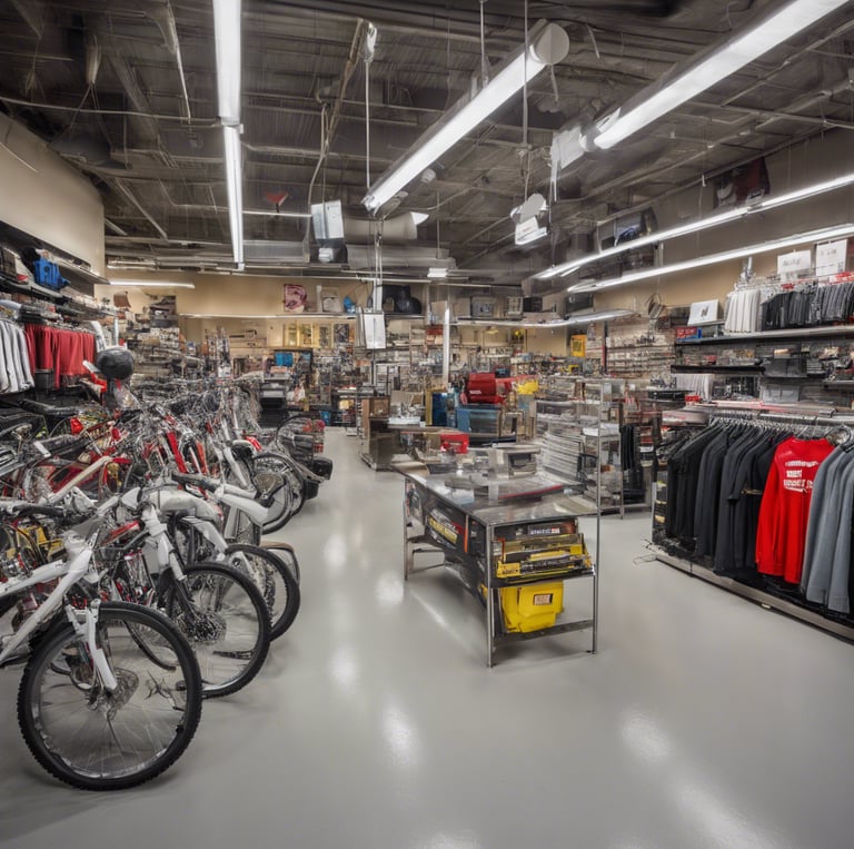 a black and white photo of a sale sign