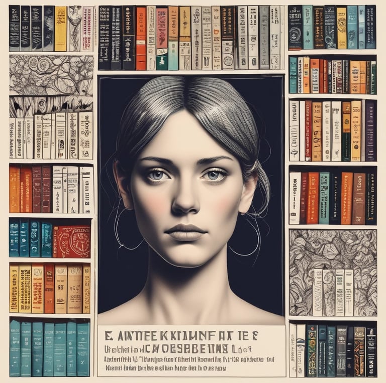 A warm, inviting study space with psychology books and a laptop open to study materials.