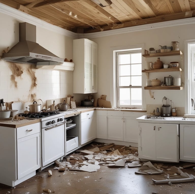 A bright, modern kitchen showcasing custom cabinetry with a transparent glass front, highlighting craftsmanship.