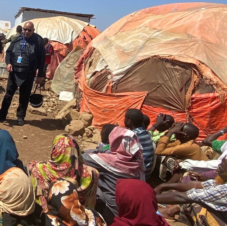 Bruno Donat, former senior United Nations official in Baidoa, Somalia
