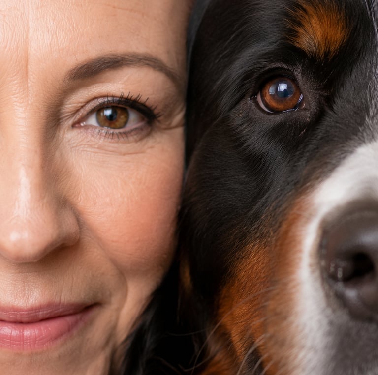 Mensch und Hund 