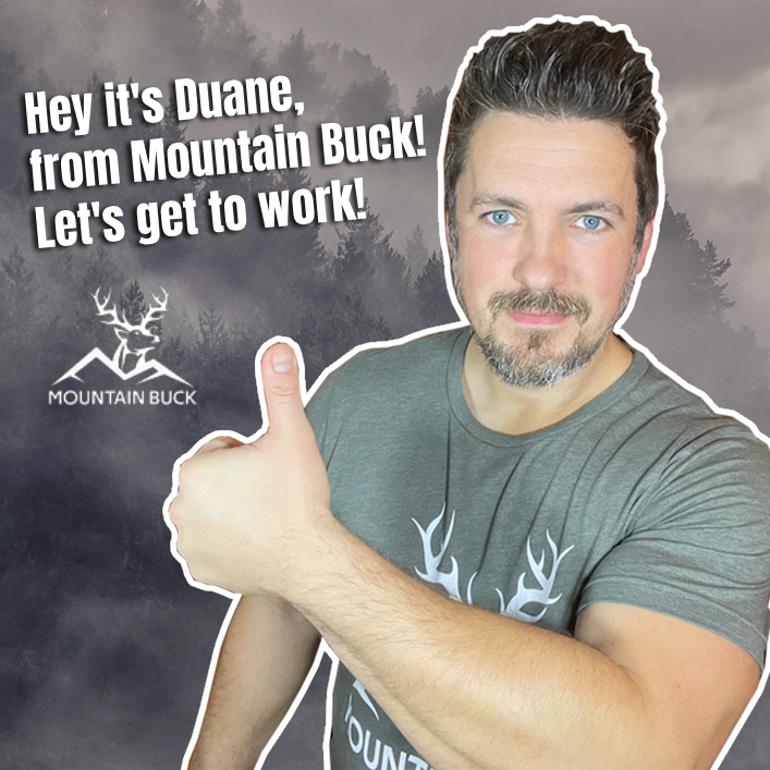 Duane giving a thumbs up and ready to get to work.