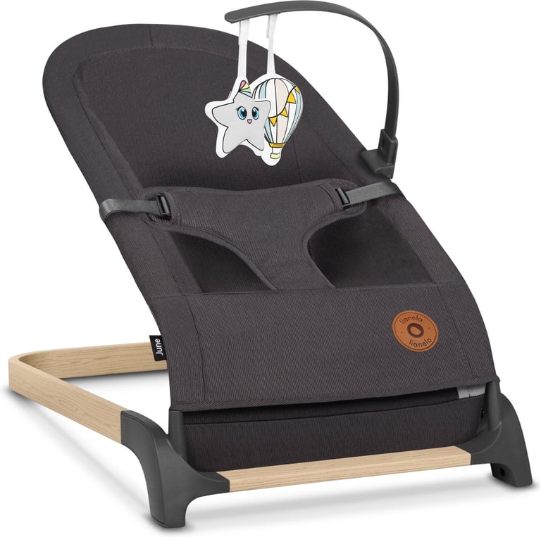 Ergonomisch wipstoeltje dat natuurlijk meebeweegt met de bewegingen van de baby.