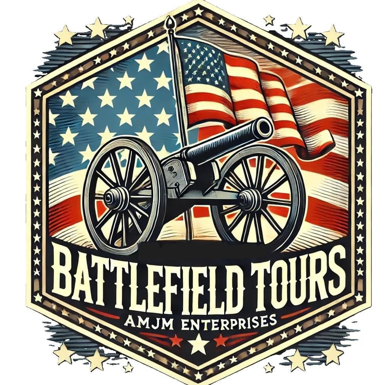 a cannon with a flag on it and a flag