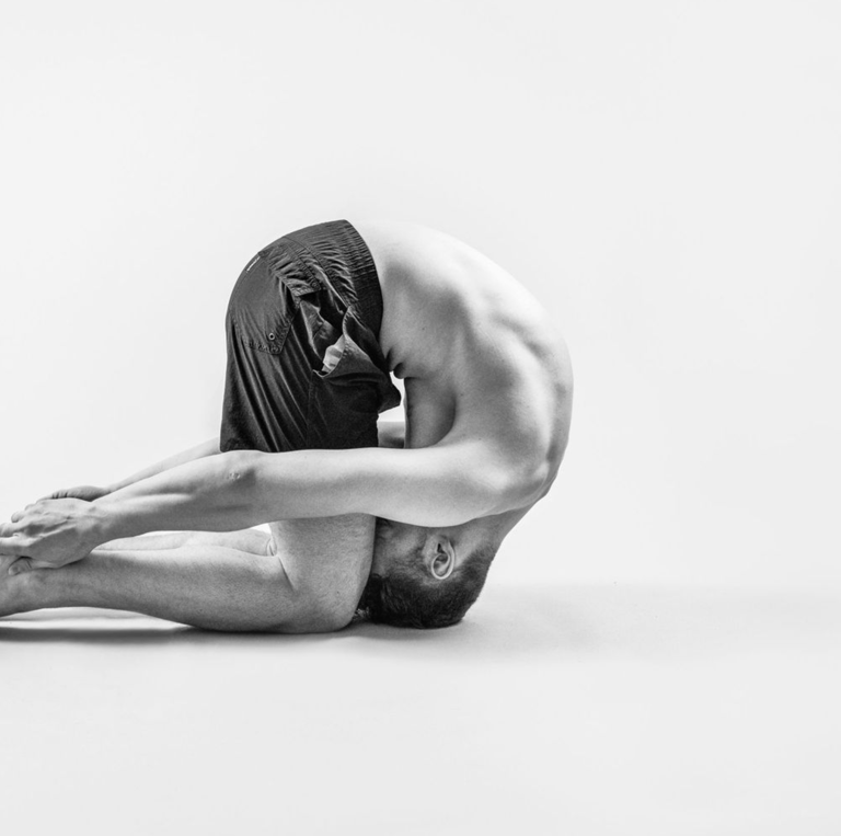 yoga rabbit pose asana