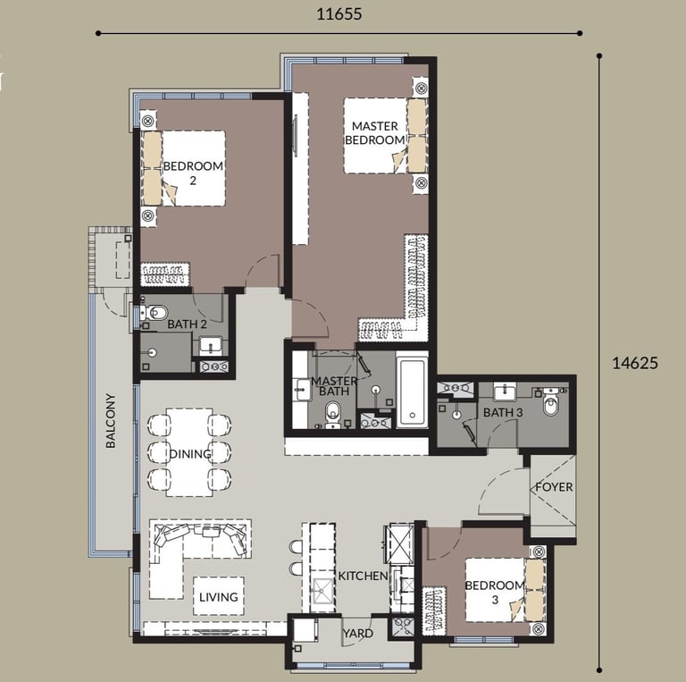 Talisa Bangsar Hill Park Layout Plan Type 1A