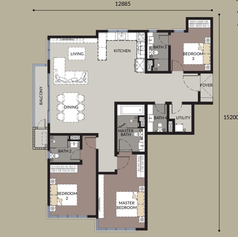 Talisa Bangsar Hill Park Layout Plan Type 1B