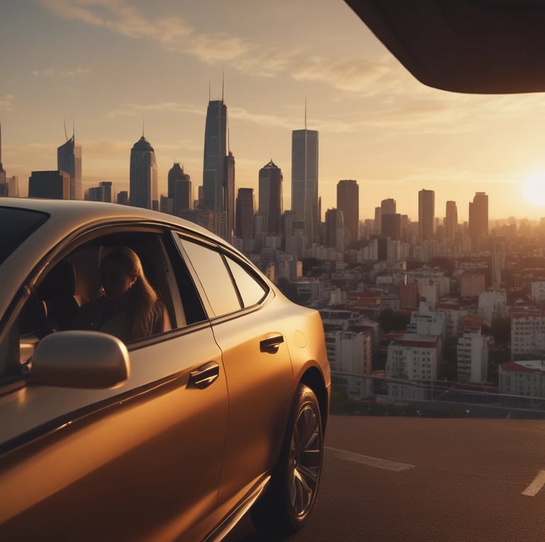 Dark, rugged backpack resting against a steel surface with subtle golden light highlighting its details